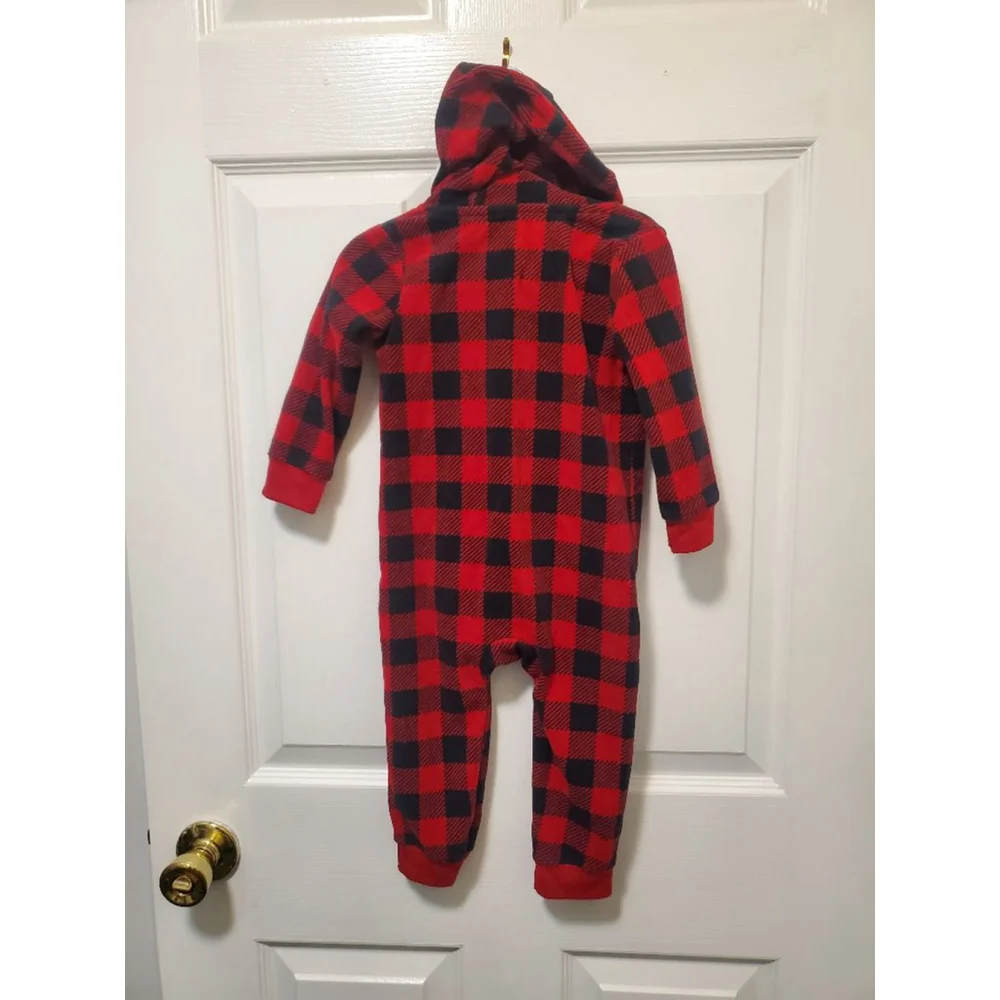 Baby Carter's Pajamas Red Plaid 18m